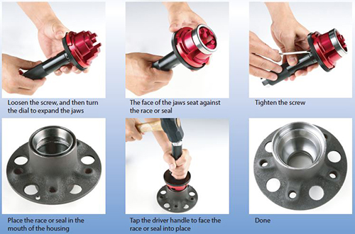 Universal Bearing Race and Seal Driver